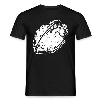 Rugby Player Rugby Gift Rugby Coach - Men's T-Shirt - black - Front - AI Model Male 178 light (178cm)