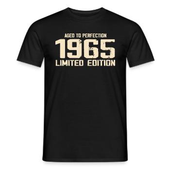 1965 Retro Style 1965 Geburtstag 1965 Vintage - Männer T-Shirt - Schwarz - Vorne - AI Model Male 178 light (178cm)