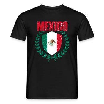 Mexique - T-shirt homme - noir - Devant - AI Model Male 178 light (178cm)