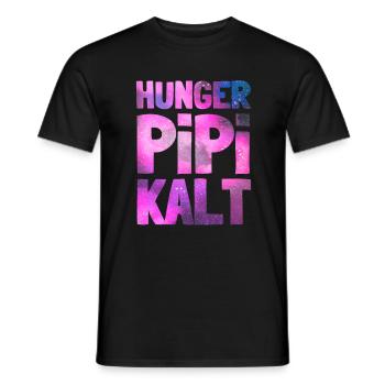 Faim Pee Cold Typique Femme Drôle Dire - T-shirt homme - noir - Devant - AI Model Male 178 light (178cm)
