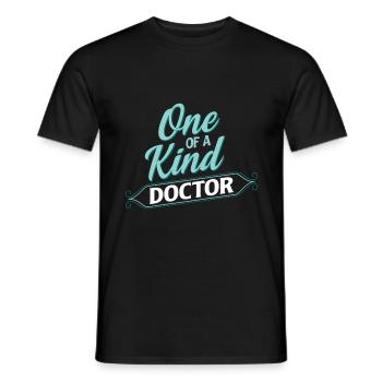 Doctor Unique Medical - Men's T-Shirt - black - Front - AI Model Male 178 light (178cm)