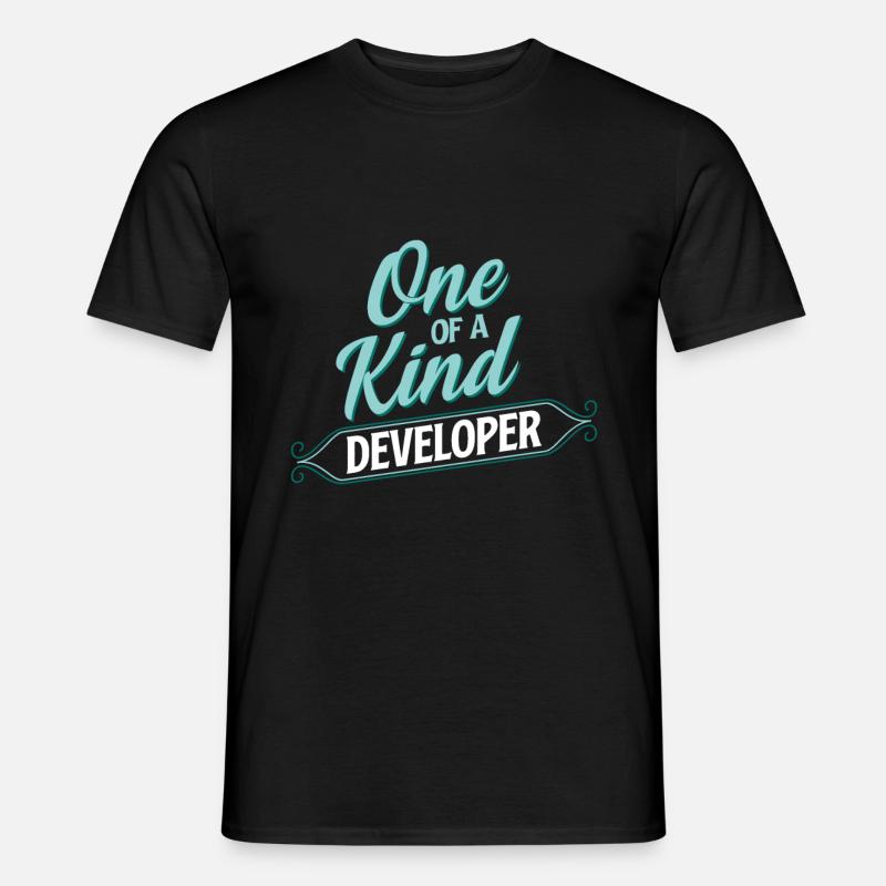 Entwickler Einzigartiger Entwicklung - Männer T-Shirt - Schwarz