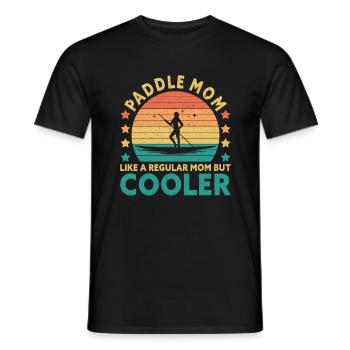 Retro SUP Mom - Comme une maman normale seulement cool - T-shirt homme - noir - Devant - AI Model Male 178 light (178cm)
