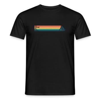 J’en ai assez de faire de la voile Voilier Skipper - T-shirt homme - noir - Devant - AI Model Male 178 light (178cm)