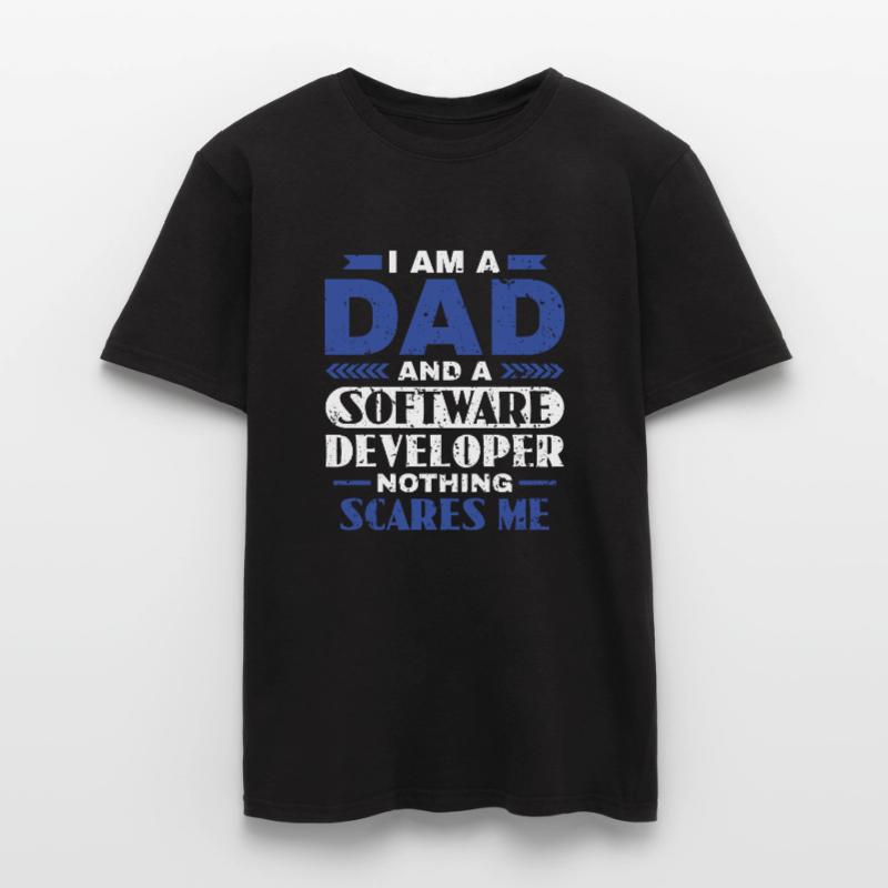 Software Developer Dad - Software Programmer Men’s T-shirt