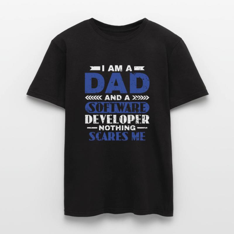 Software Developer Dad - Software Programmer Men’s T-shirt