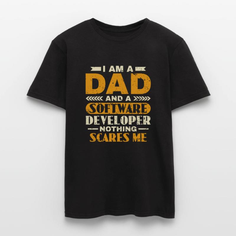 Software Developer Dad - Software Programmer Men’s T-shirt