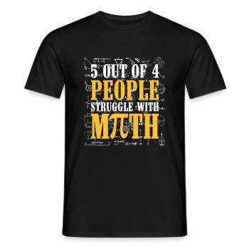 Software Developer Dad - Software Programmer - Men's T-Shirt - black - Front - AI Model Male 178 light (178cm)