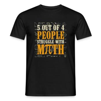 Software Developer Dad - Software Programmer - Men's T-Shirt - black - Front - AI Model Male 178 light (178cm)