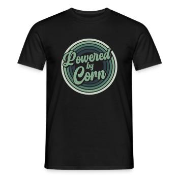 Retro Corn To Be Wild - Corn Farmer Farmer - Men's T-Shirt - black - Front - AI Model Male 178 light (178cm)