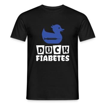 Sensibilisation au diabète - Diabète diabétique de type 1 - T-shirt homme - noir - Devant - AI Model Male 178 light (178cm)