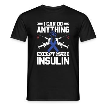 You're The Apple Juice To My Low Blood Sugar - - Men's T-Shirt - black - Front - AI Model Male 178 light (178cm)