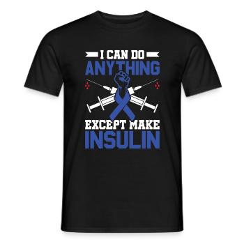 You're The Apple Juice To My Low Blood Sugar - - Men's T-Shirt - black - Front - AI Model Male 178 light (178cm)