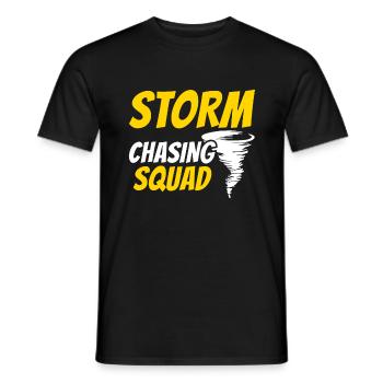 Storm Chaser Dad - Storm Chasing Tornados - Männer T-Shirt - Schwarz - Vorne - AI Model Male 178 light (178cm)