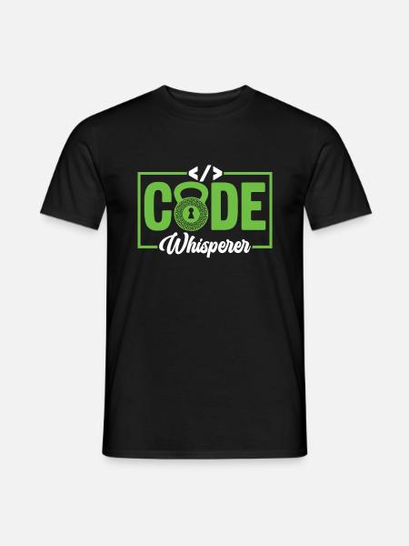Code Whisperer - Ethical Hacker Cybersecurity - Männer T-Shirt - Schwarz