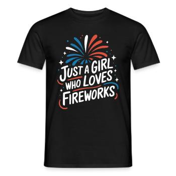 Pyrotechniker Feuerwerk Pyrotechnik - Männer T-Shirt - Schwarz - Vorne - AI Model Male 178 light (178cm)