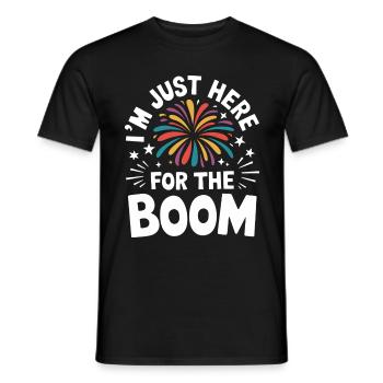 Pyrotechniker Feuerwerk Pyrotechnik - Männer T-Shirt - Schwarz - Vorne - AI Model Male 178 light (178cm)