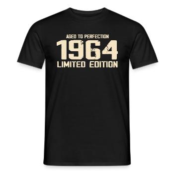 1964 Limited edition 1964 Birthday 1964 Retro - Men's T-Shirt - black - Front - AI Model Male 178 light (178cm)