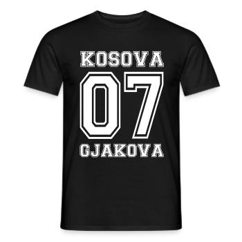 Gkakova - Männer T-Shirt - Schwarz - Vorne - AI Model Male 178 light (178cm)