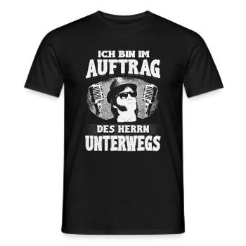 Legendärer Blues-Mission – Im Auftrag des Herrn - Männer T-Shirt - Schwarz - Vorne - AI Model Male 178 light (178cm)