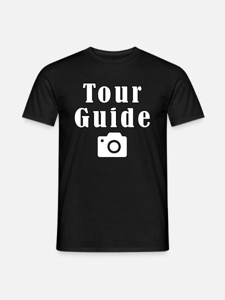 Tour Guide - Männer T-Shirt - Schwarz