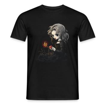 Zombies artisanaux effrayants pour Halloween - T-shirt homme - noir - Devant - AI Model Male 178 light (178cm)