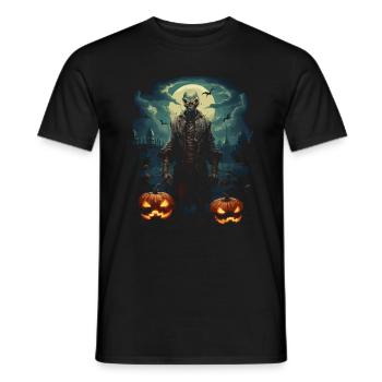 Zombie Apocalypse Gruselige Halloween Zombies - Männer T-Shirt - Schwarz - Vorne - AI Model Male 178 light (178cm)