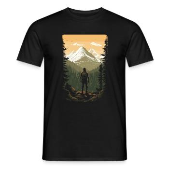 Prêt pour la saison de chasse Chasse au chevreuil pour les chasseurs - T-shirt homme - noir - Devant - AI Model Male 178 light (178cm)