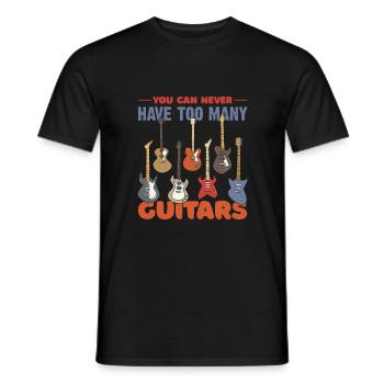 Guitaristes Guitaristes Guitariste Guitariste - T-shirt homme - noir - Devant - AI Model Male 178 light (178cm)