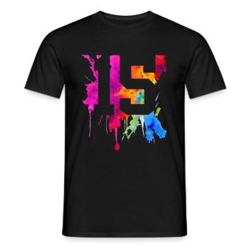 15 YEARS 15TH BIRTHDAY - Men's T-Shirt - black - Front - AI Model Male 178 light (178cm)
