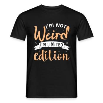 Étrange, drôle, limité : Explorez l’unique - T-shirt homme - noir - Devant - AI Model Male 178 light (178cm)