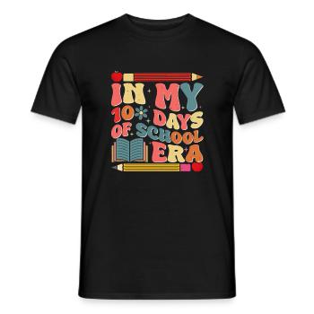 100 jours plus intelligents - Jalon éducatif - T-shirt homme - noir - Devant - AI Model Male 178 light (178cm)
