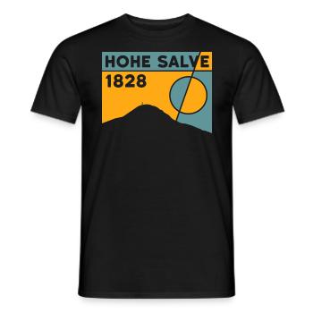 Hohe Salve Berg Tirol Kitzbühel Randonnée - T-shirt homme - noir - Devant - AI Model Male 178 light (178cm)