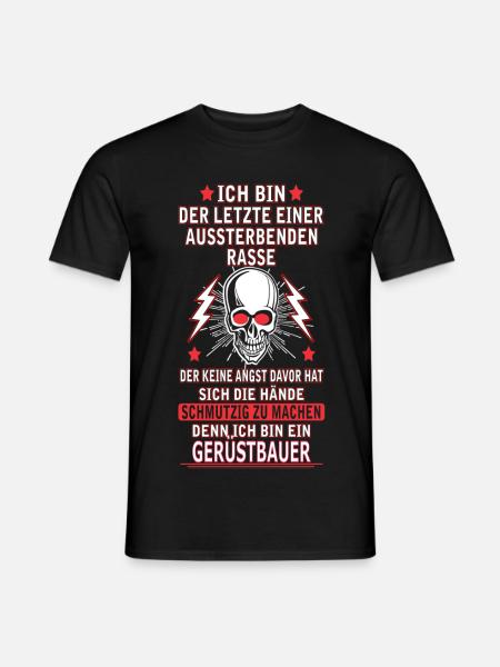 GERÜSTBAUER - Männer T-Shirt - Schwarz
