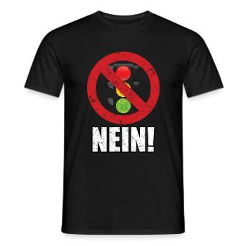 Feux de circulation disparus - T-shirt homme - noir - Devant - AI Model Male 178 light (178cm)