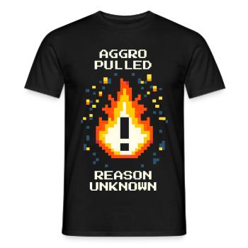 Aggro gezogen | Sozialarbeit Alltag Humor - Männer T-Shirt - Schwarz - Vorne - AI Model Male 178 light (178cm)