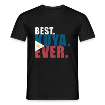 Best Kuya Ever - Filipino Elder Brother - Men's T-Shirt - black - Front - AI Model Male 178 light (178cm)