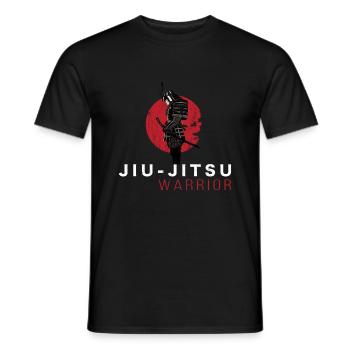JiuJitsu Warrior Japanese Bjj Gi & Black Belt Mma - Men's T-Shirt - black - Front - AI Model Male 178 light (178cm)