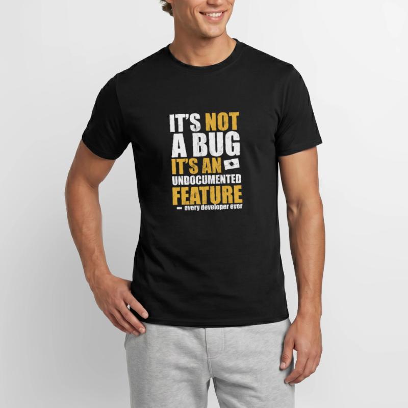 Programmierer-Codierer - Es ist kein Fehler - Computer-Tees Männer T-Shirt