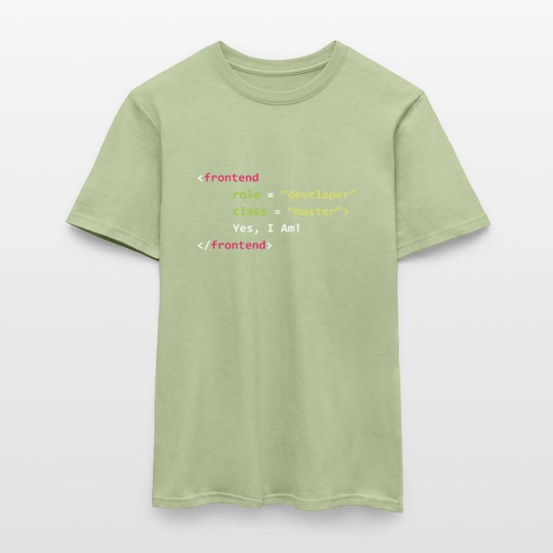 Développeur Frontend Programmeur Funny Gift Coder T-shirt homme