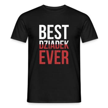 Der beste Dziadek aller Zeiten für Männer! Polnischer Großvater - Männer T-Shirt - Schwarz - Vorne - AI Model Male 178 light (178cm)
