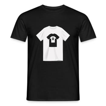 Optical Illusion - In A Trippy - Men's T-Shirt - black - Front - AI Model Male 178 light (178cm)