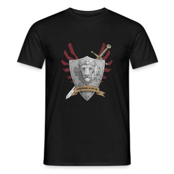 Eph 6:10 Christian Armor Of God Christian - Men's T-Shirt - black - Front - AI Model Male 178 light (178cm)