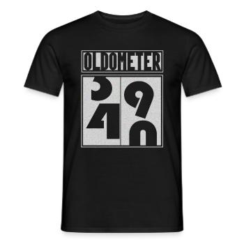40ème anniversaire de l'Oldomètre - T-shirt homme - noir - Devant - AI Model Male 178 light (178cm)