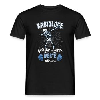 Radiologe Radiologie - Männer T-Shirt - Schwarz - Vorne - AI Model Male 178 light (178cm)