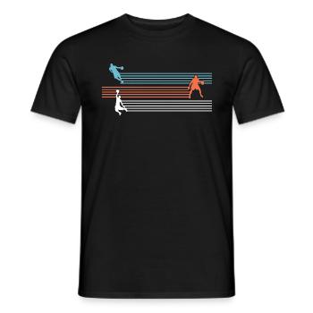 Basket-ball basketteur basketteur - T-shirt homme - noir - Devant - AI Model Male 178 light (178cm)