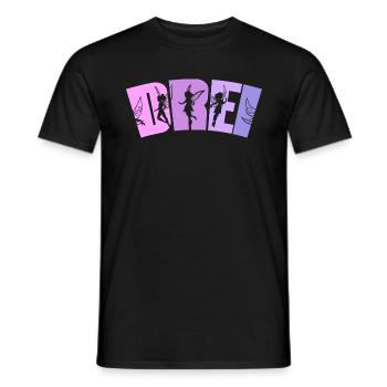 Feen Geburtstag 3 Jahre Mädchen Kleine Fee - Männer T-Shirt - Schwarz - Vorne - AI Model Male 178 light (178cm)