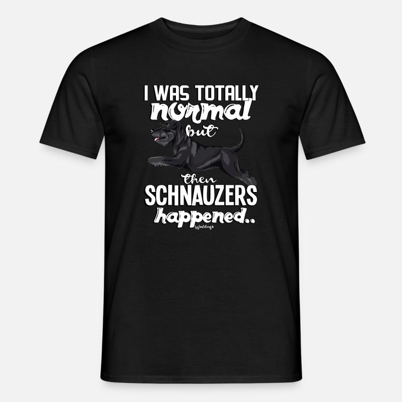 schnauzershappened3 - Männer T-Shirt - Schwarz