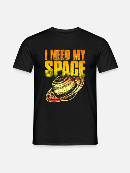Cool Saturn design - Men's T-Shirt - black