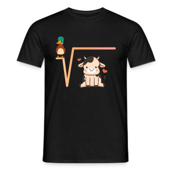 Idee für eine Mathematikerin - Männer T-Shirt - Schwarz - Vorne - AI Model Male 178 light (178cm)